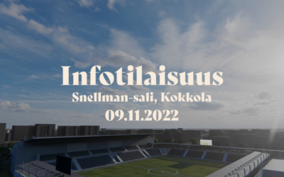 Ensim­mäi­nen kai­kil­le avoin info­ti­lai­suus jär­jes­tet­tiin kes­ki­viik­ko­na 9.11.2022 Snell­man-salis­sa. Kat­so koos­te!