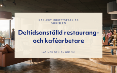 Deltidsanställd restaurang- och kaféarbetare – Kokkola Arena (10–37,5 h/vecka)