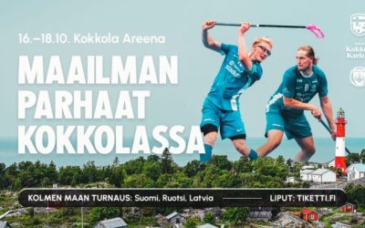 Suomi, Ruotsi ja Latvia iskevät yhteen uudessa Kokkola Areenassa lokakuussa, liput nyt myynnissä